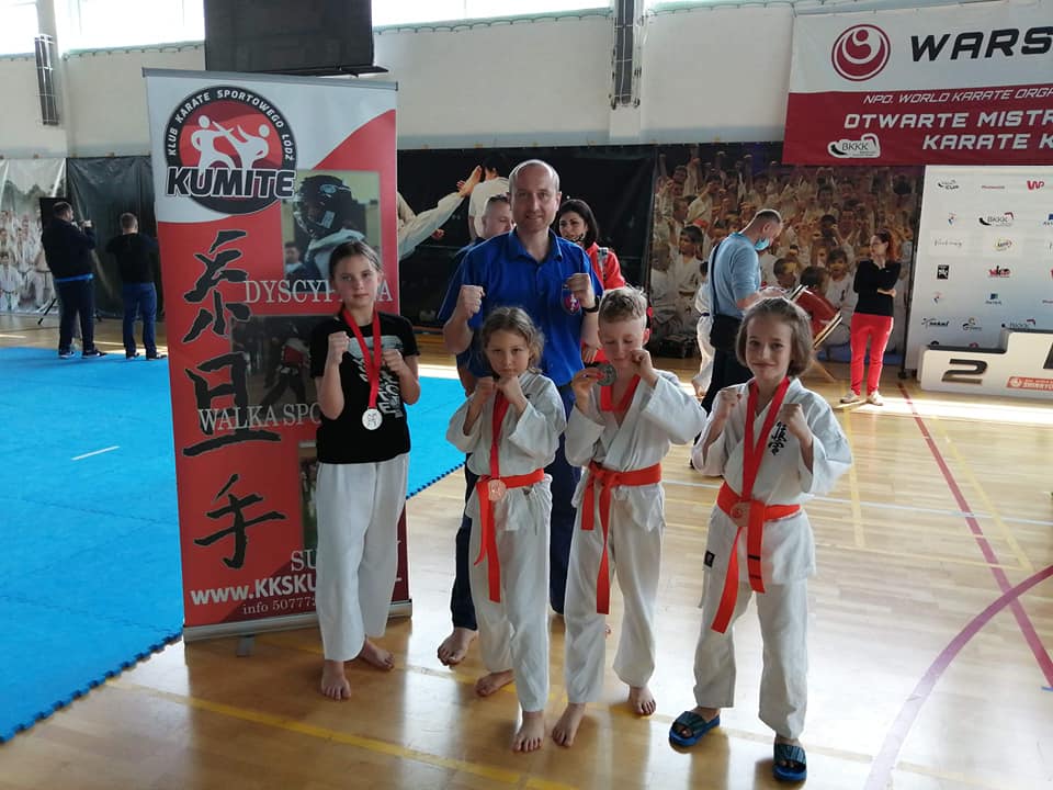 Sukces zawodników KKS Kumite na turnieju Warsaw Cup; 23.05.2021