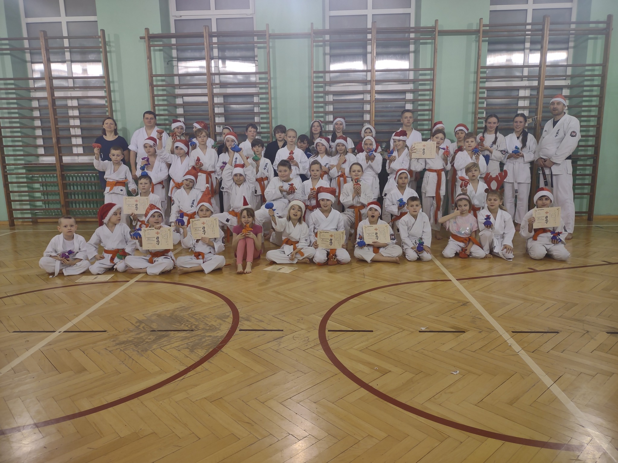 Świąteczny trening klubu Kumite; Łódź; 21.12.2022