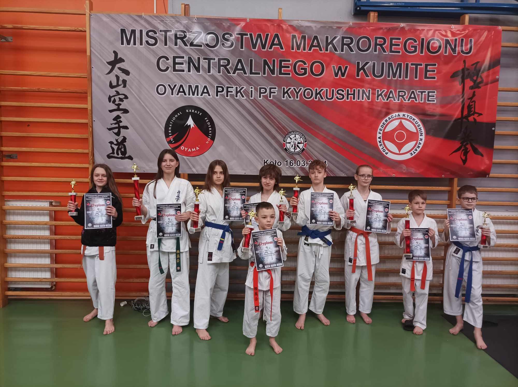 Mistrzostwa Makroregionu Centralnego w Kumite Oyama PFKA i PFK;Koło;16.03.2024